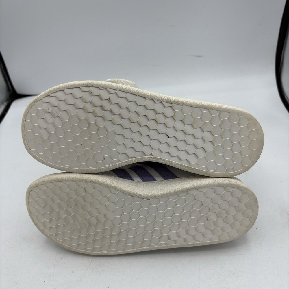 Adidas Shoes Girls Size 3 Youth Kids GX5775 Grand Court White Purple Sneakers - Picture 9 of 9